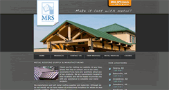 Desktop Screenshot of metalroofingsupply.org