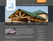 Tablet Screenshot of metalroofingsupply.org